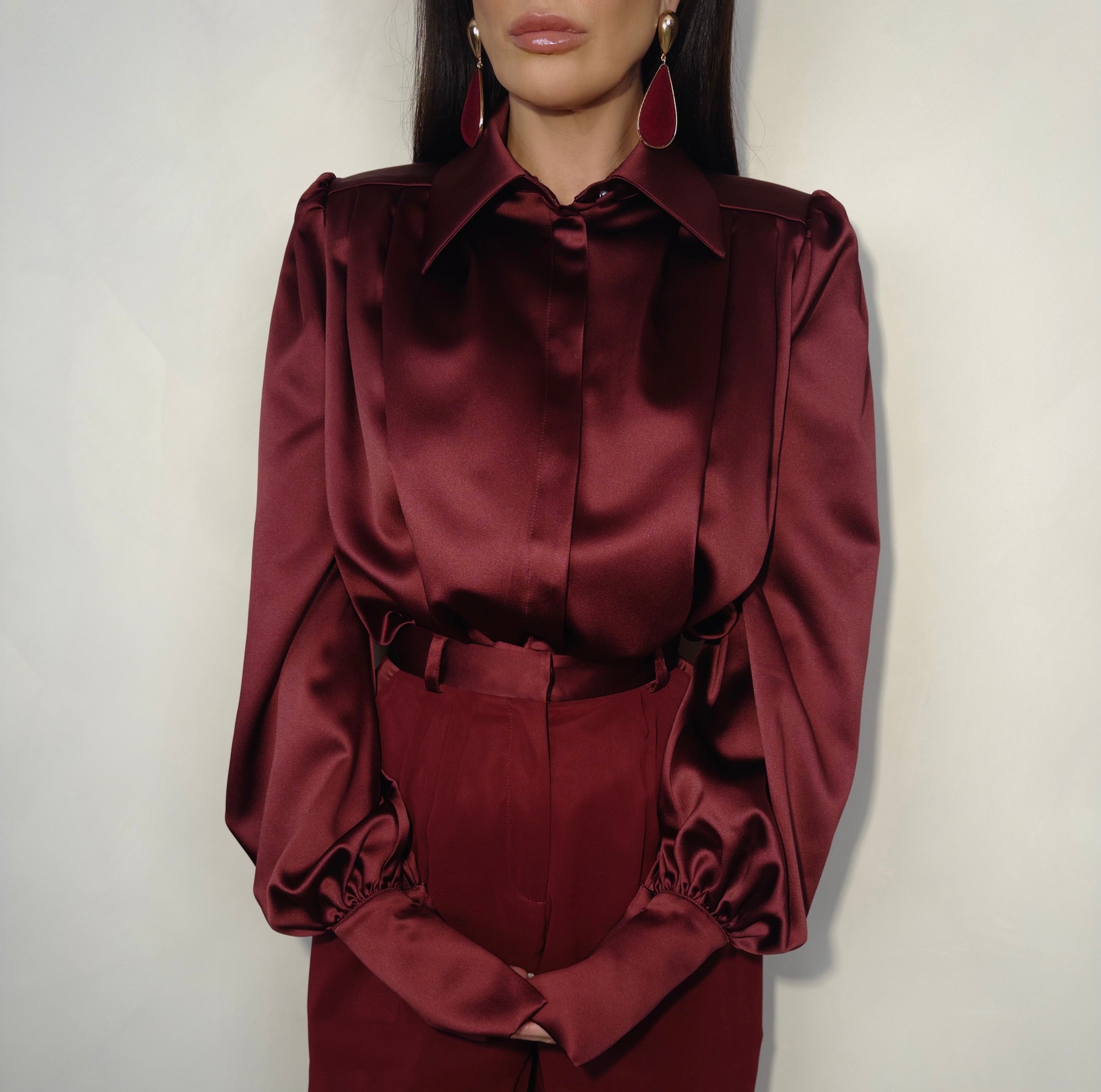 T05 - Monroe Pure Satin Blouse