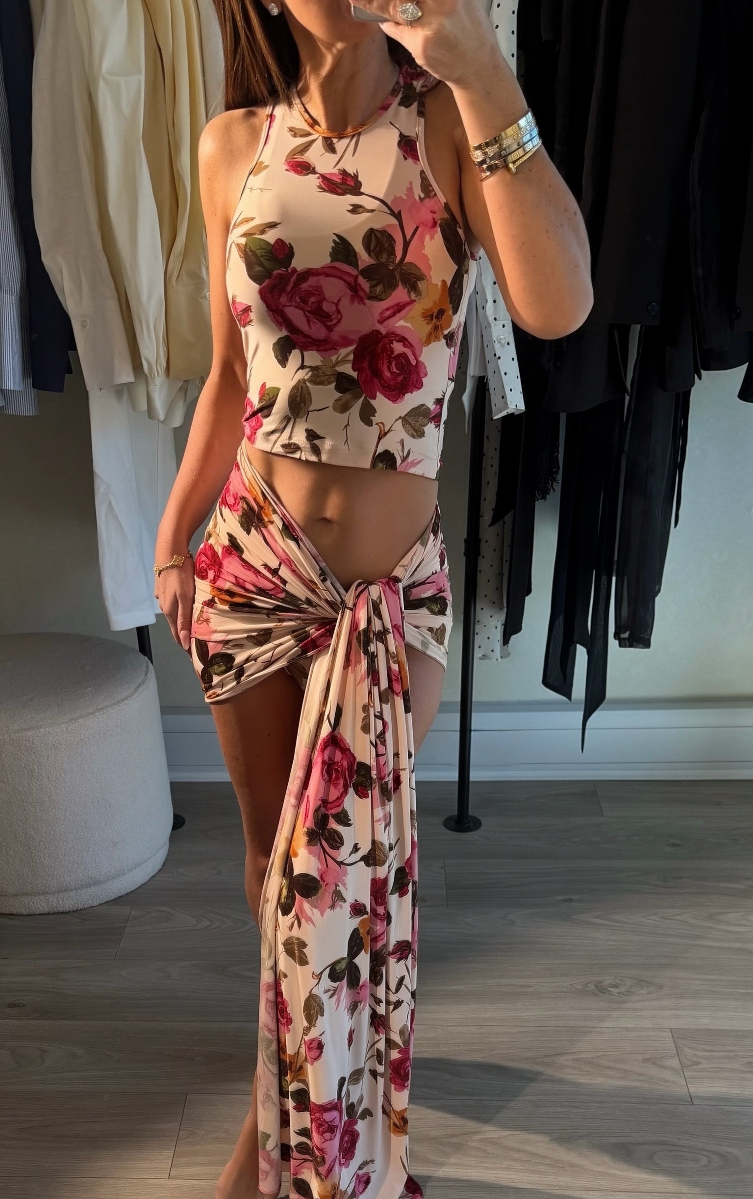 Fleur Rose Vest