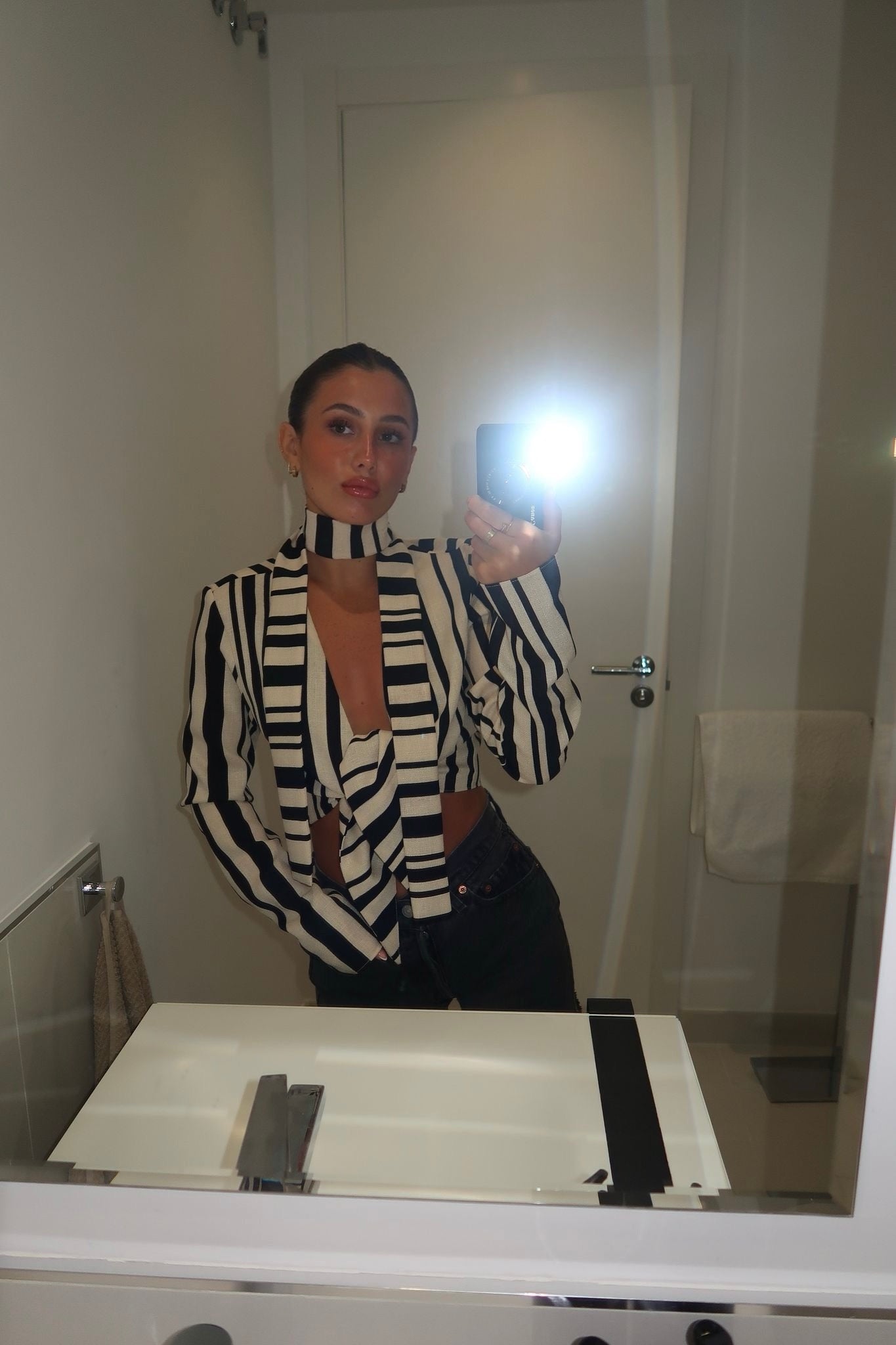 Serenity Linen - Wrap Top