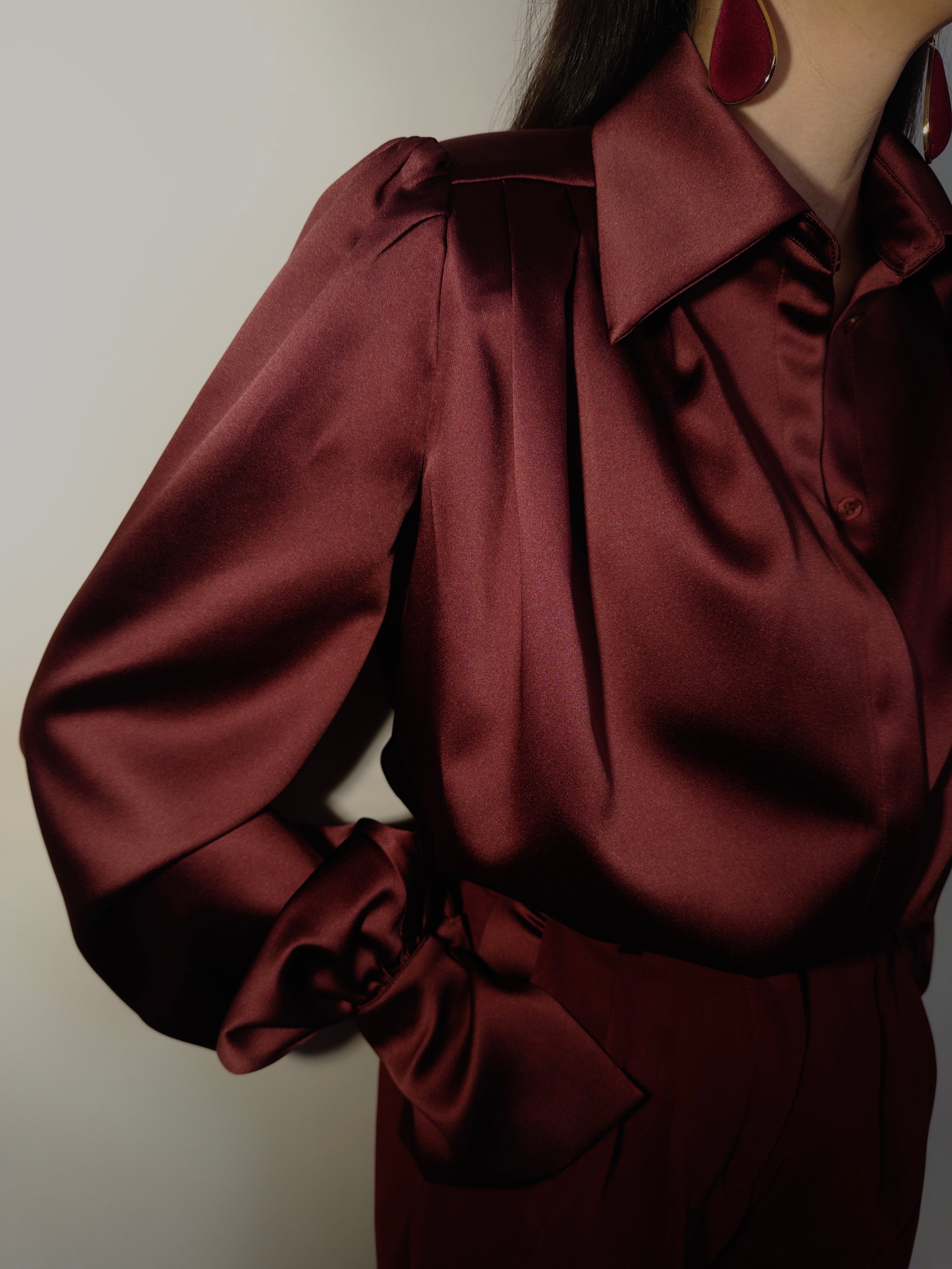 T05 - Monroe Pure Satin Blouse