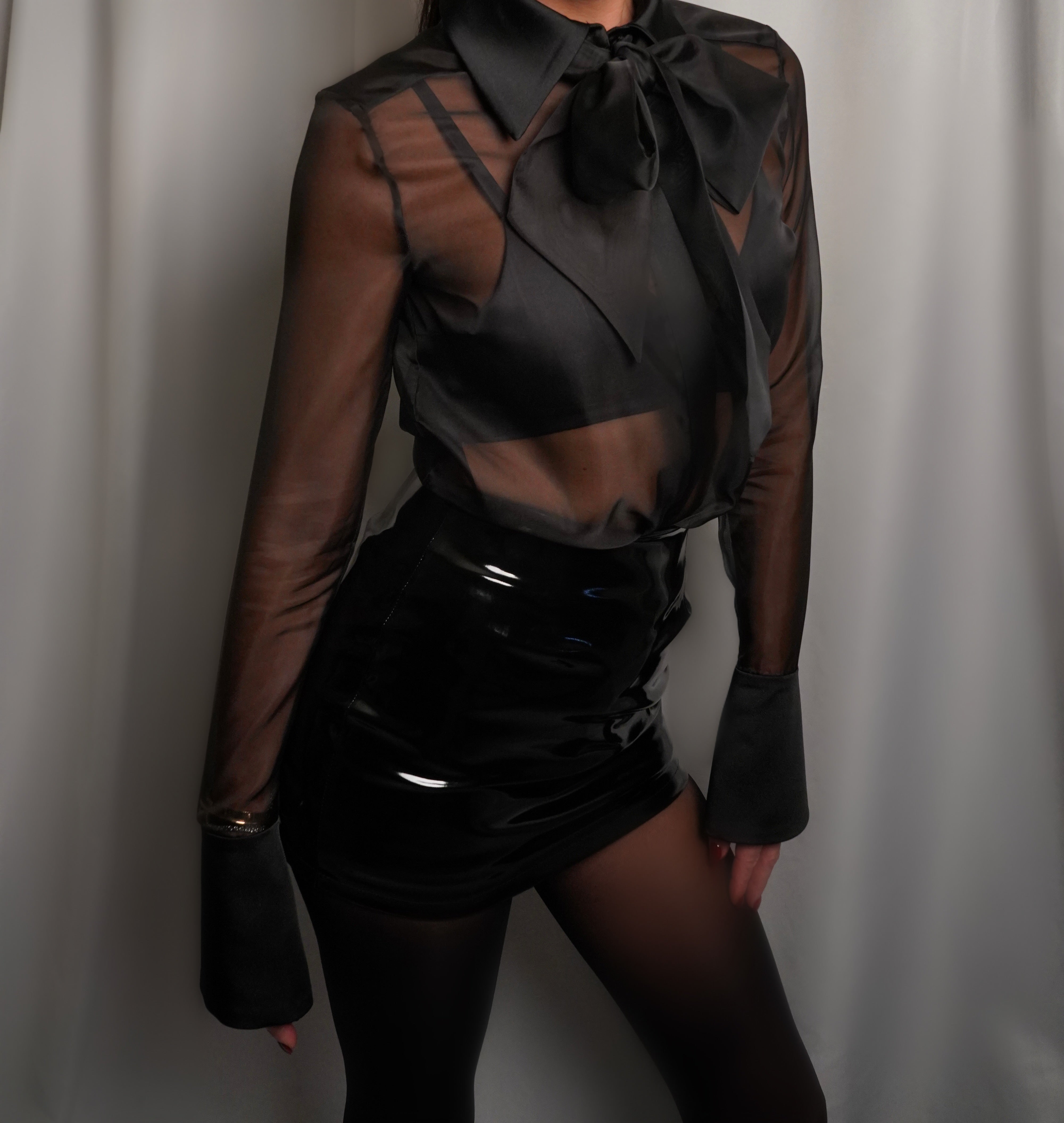 SK04 - Saint PVC Mini Skirt