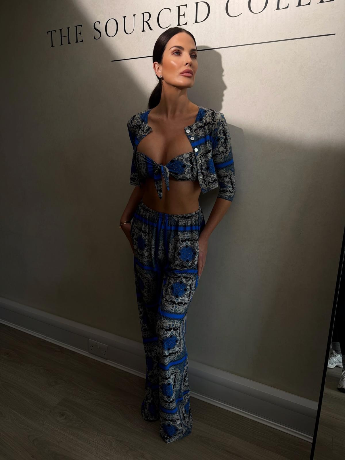 Paisley Azul Trousers