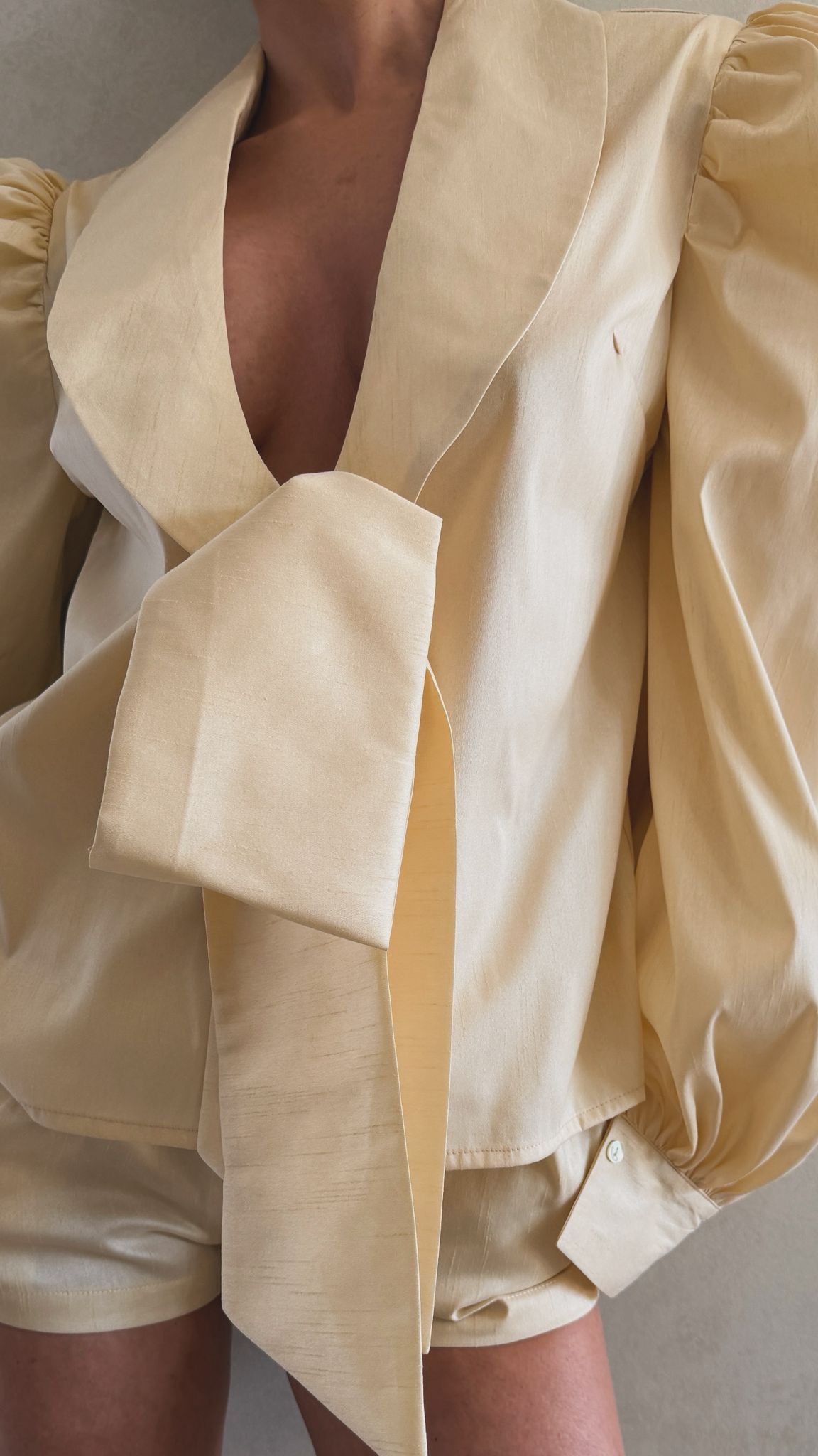 Selene Raw Silk Shirt
