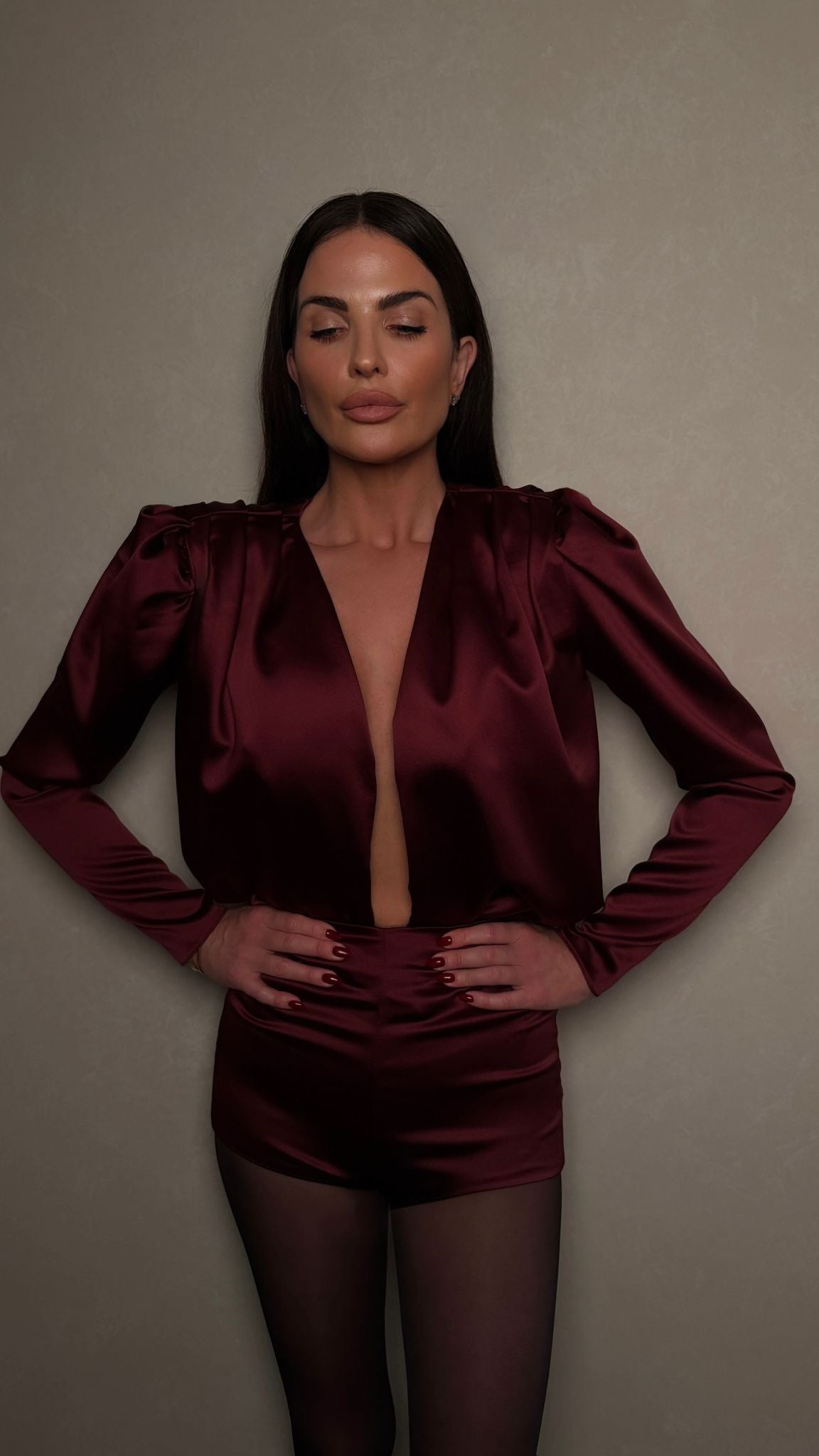 T04 - Loretta Satin Blouse